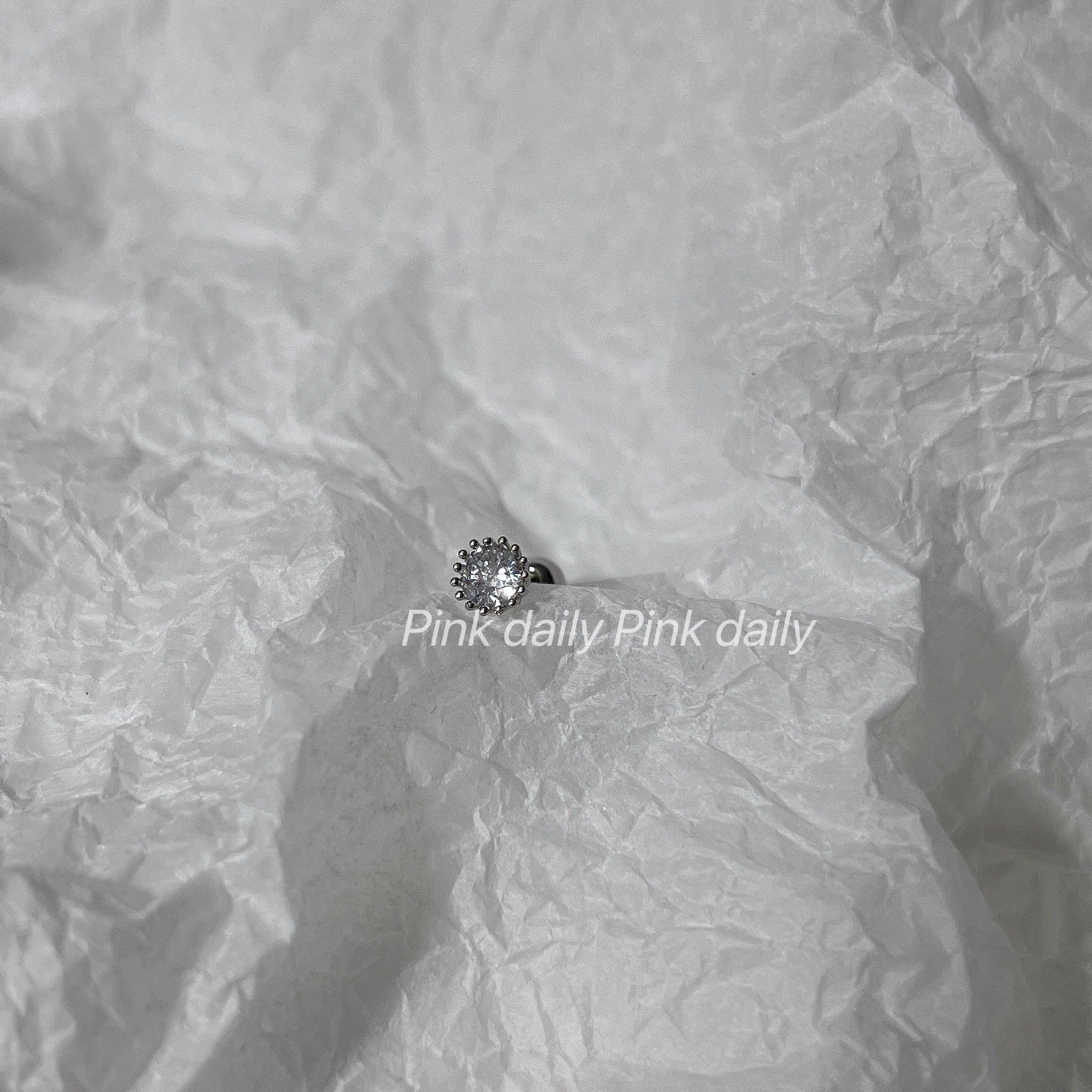 Wholesale Love Diamond Planet Titanium Steel  Earrings