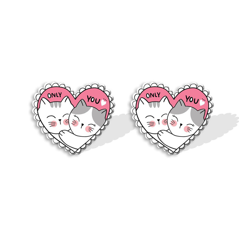 Wholesale Cartoon Cute Resin Earrings ACCVIP-ES-XiangLian018