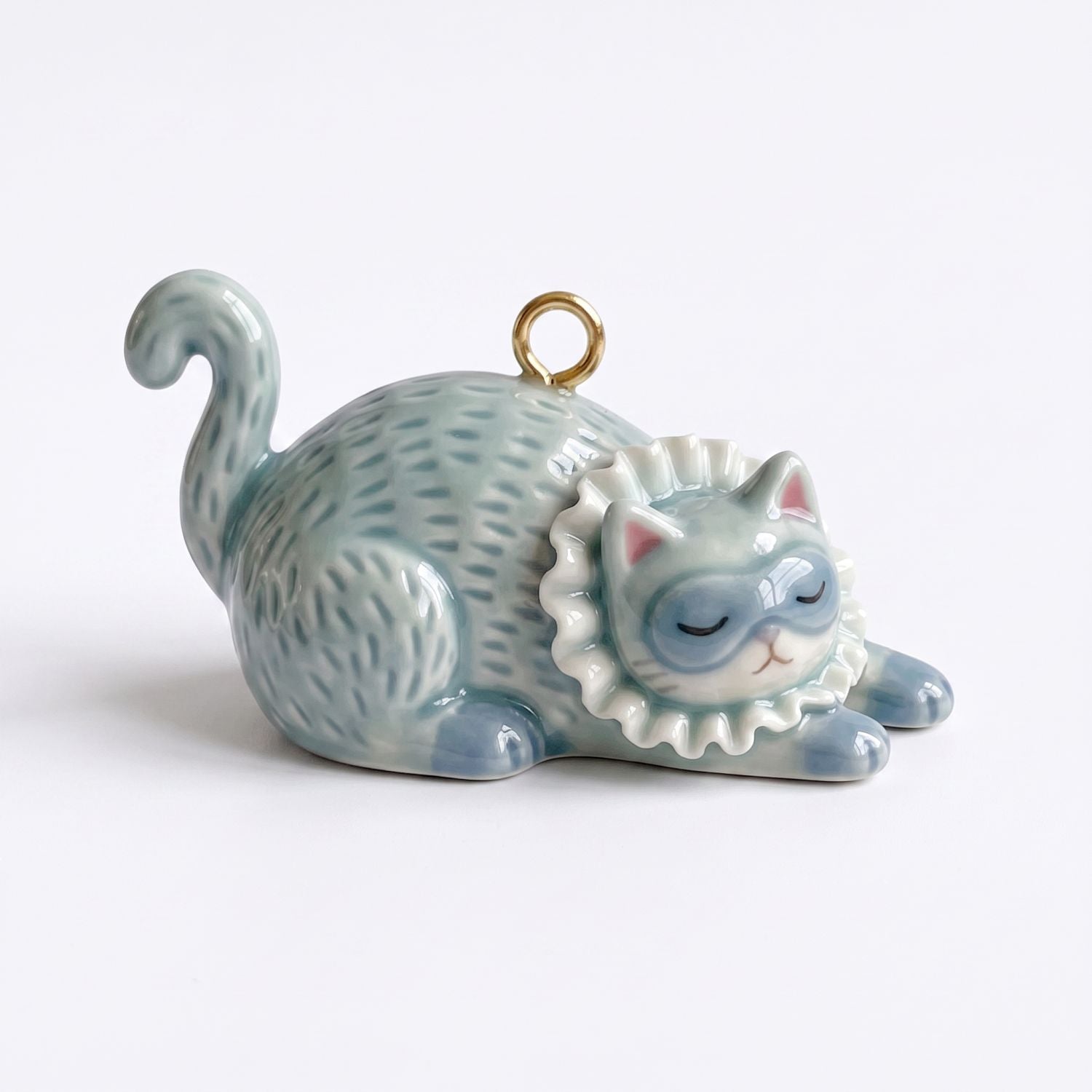 Wholesale Retro cute cat pendant lace f sleeping cat Siamese orange cat kitten pendant DIY necklace jewelry accessories
