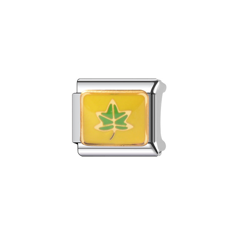 Wholesale Italian Charm Bracelet 9mm DIY Splicing Removable Colorful Cute Stainless Steel Composable Bracelet