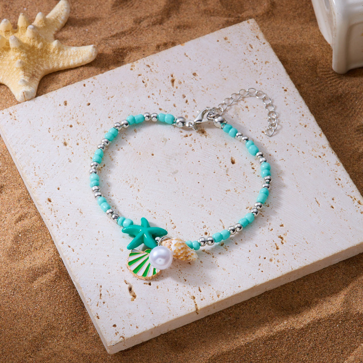 Wholesale  summer  color gravel bracelet