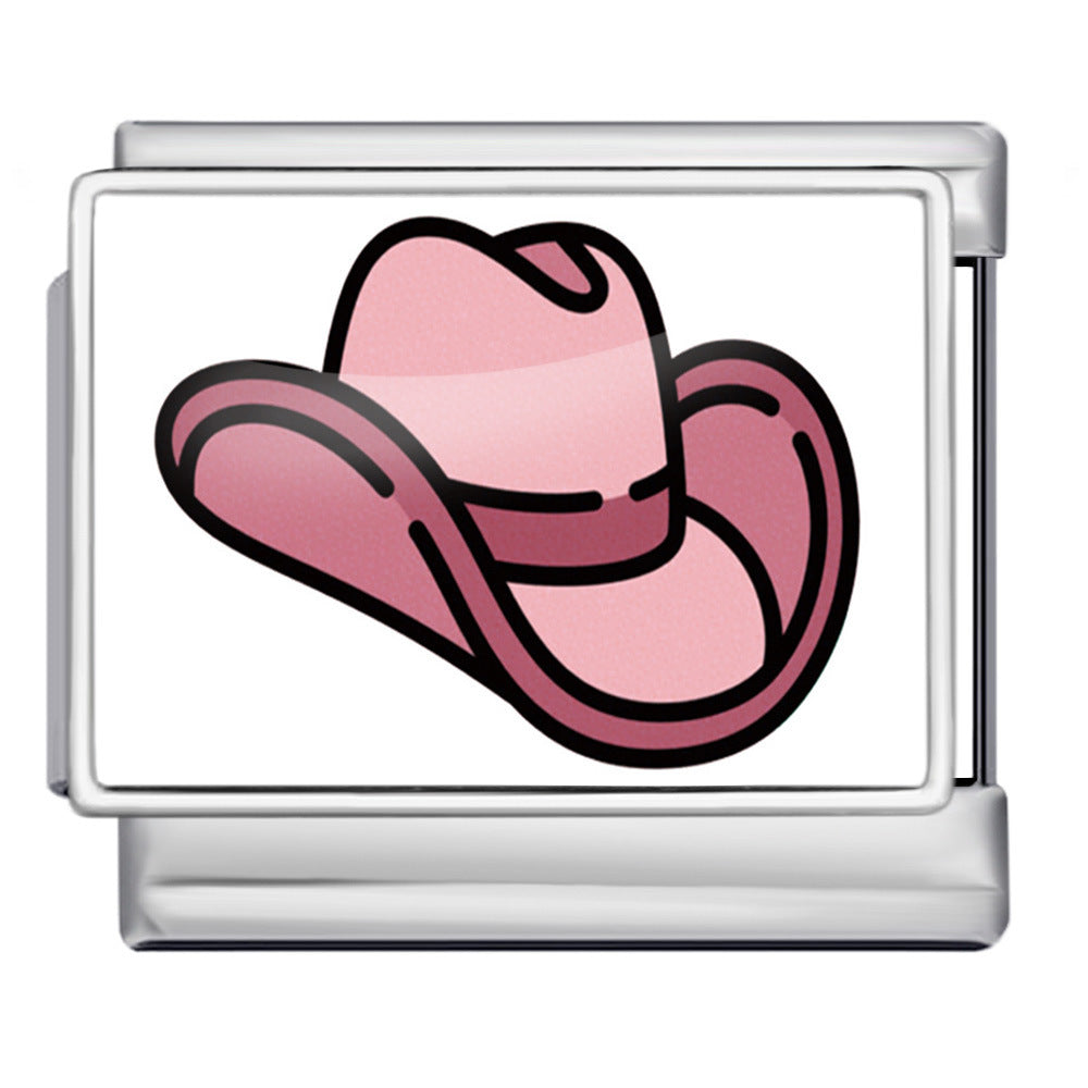 Wholesale  Italian Charm Bracelet 9mm DIY image printingCreative Stainless Steel Composable Bracelet