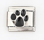 Wholesale Stylish Italian Style Dog Paw Modular Bracelet Stainless Steel Electroplated Fashion Accessory For Gift And Resale