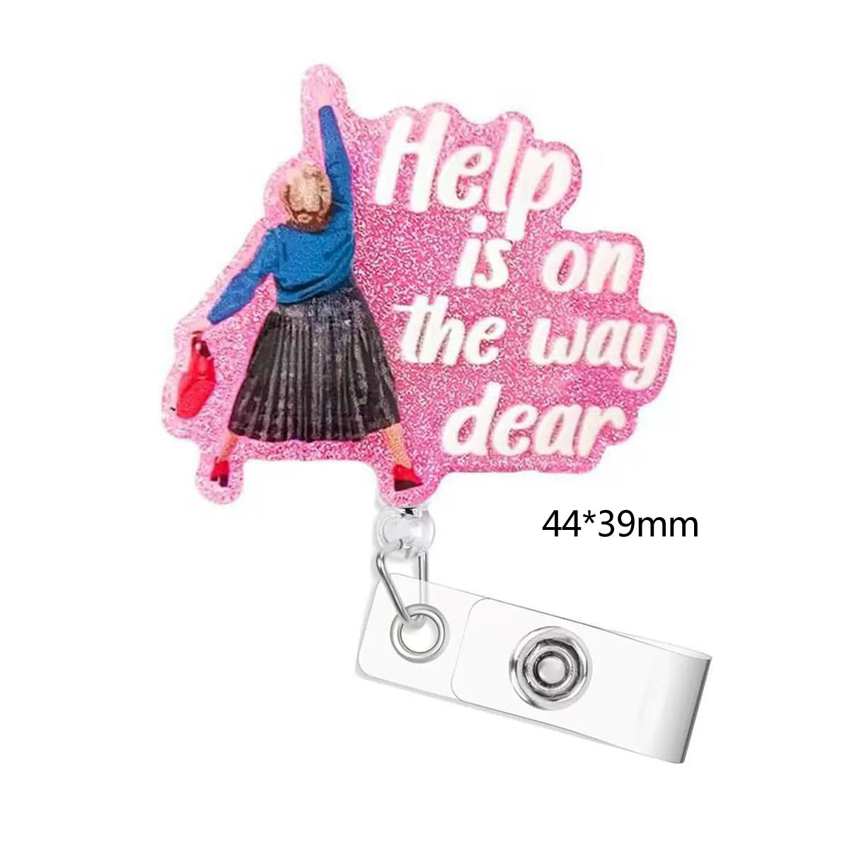 Wholesale cartoon pull-tab doctor and nurse name badges  Keychains