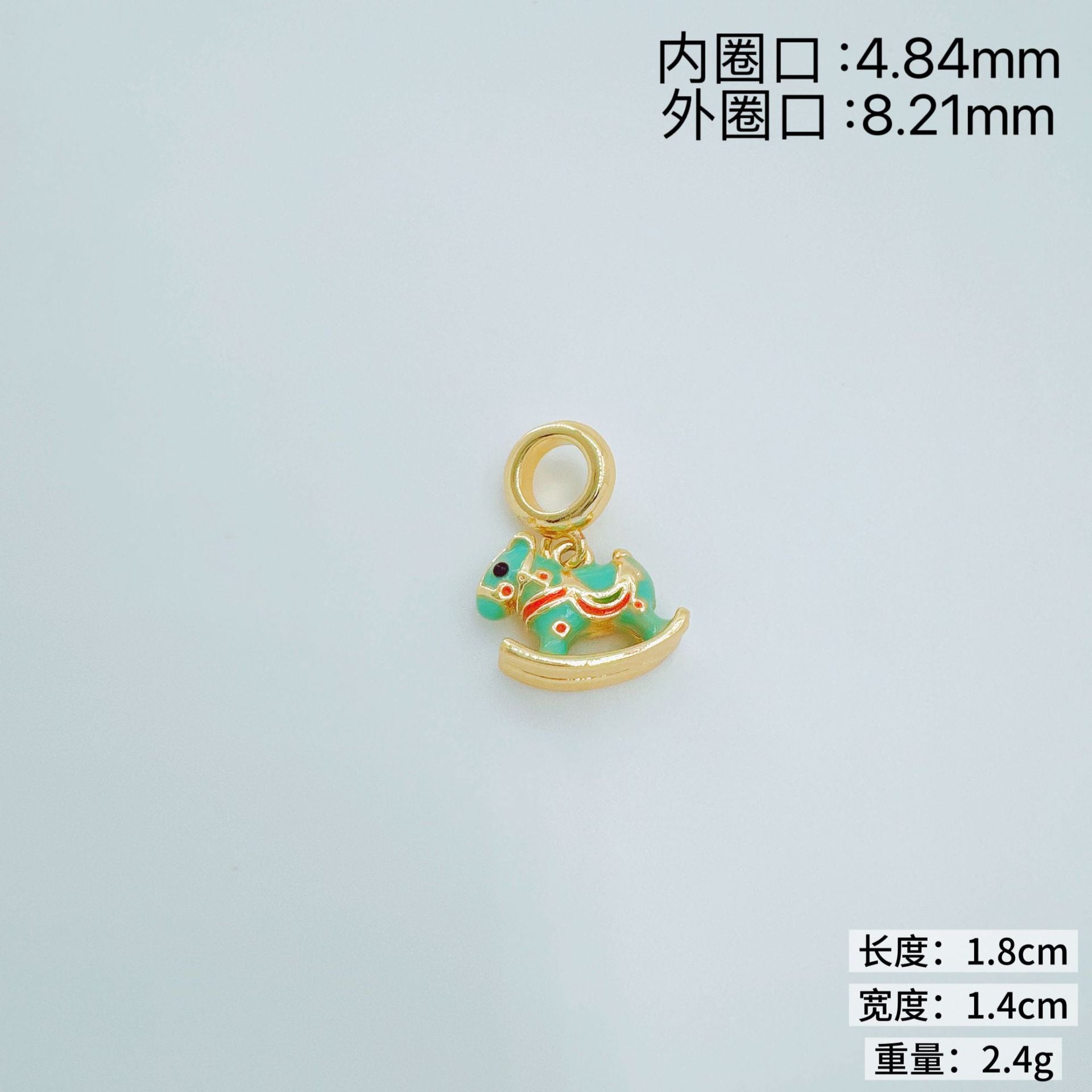 Wholesale  Goldfish Pony Pendant Necklace Gold Plated Fashion Jewelry Accessory for Women