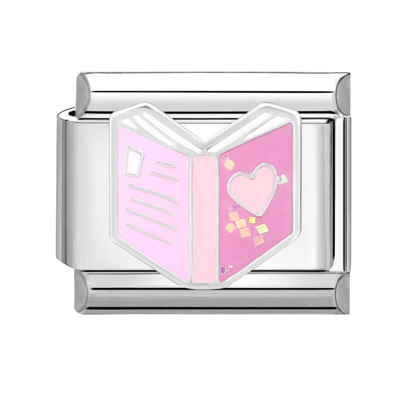 Pulsera de encanto italiano al por mayor de 9 mm Diy Suplicamiento Lindo pulsador creativo de acero Titanio Compuesta de acero Pulsera