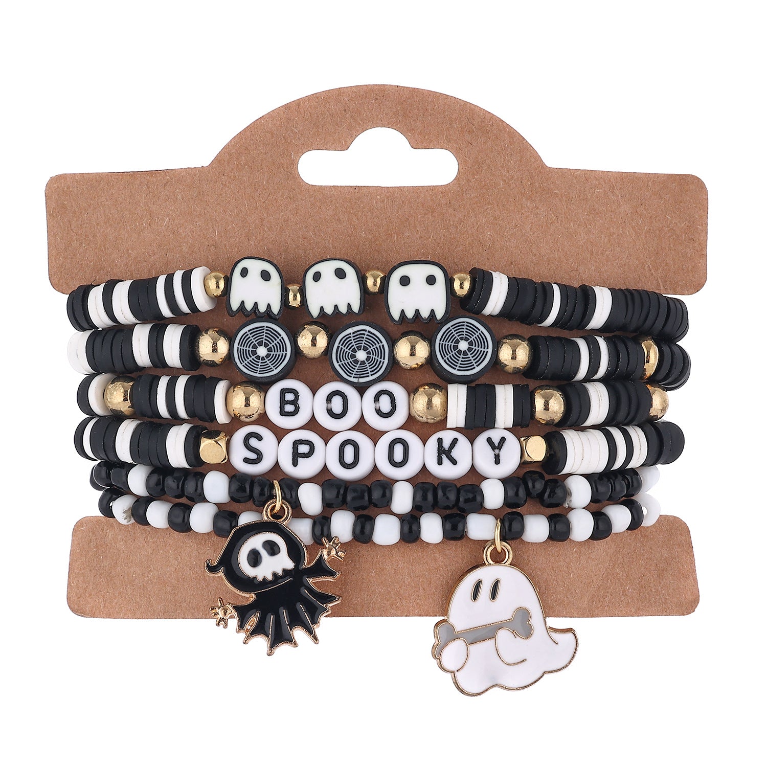 Wholesale European American Style  Soft Clay Bracelet Set,  Handmade Fashion Accessory