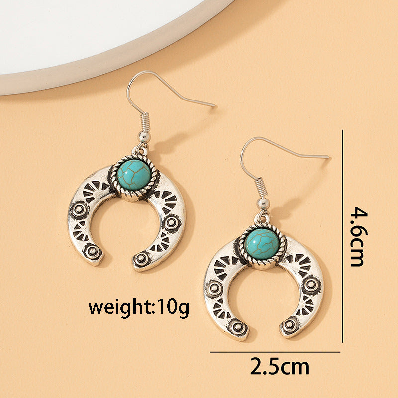 Wholesale Bohemian  turquoise earrings