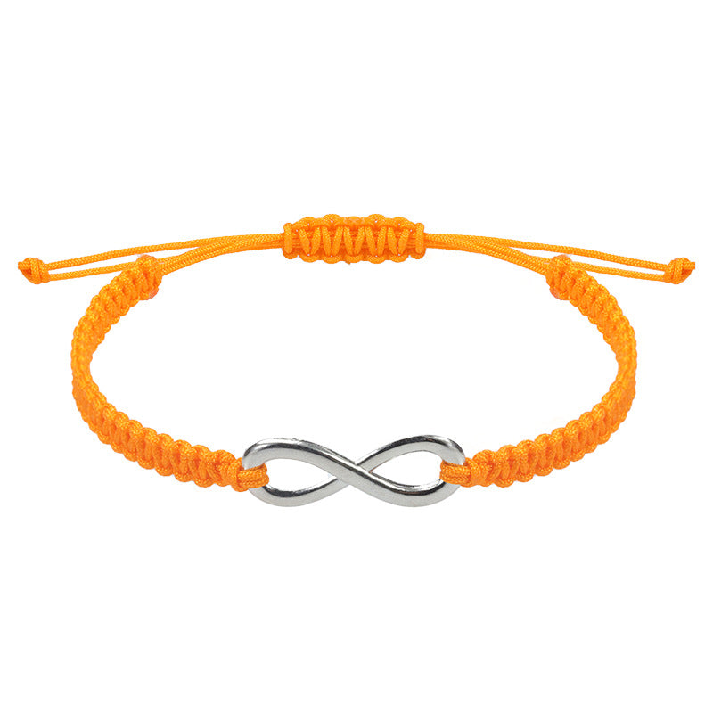 Wholesale  8-character Lucky Hand Rope Hand-woven Bracelet
