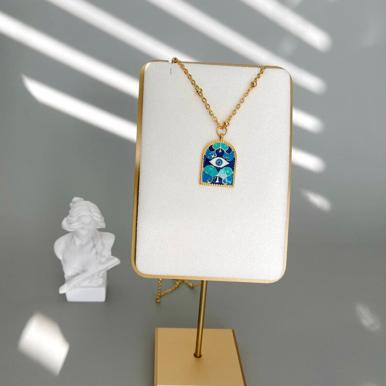 Wholesale Stainless Steel Ladder Triumphal Arch Ancient Necklaces