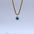 Wholesale Stainless steel high color retention alternative blue devil's eye necklace