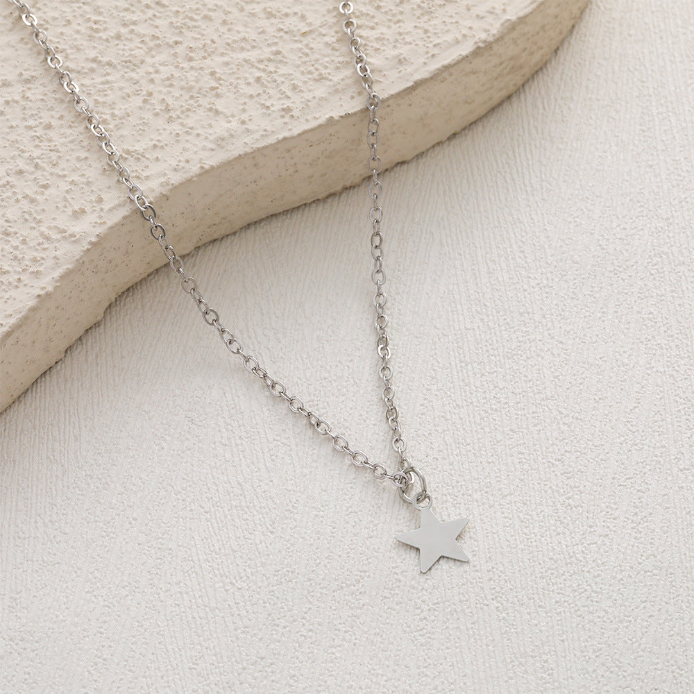 Wholesale Five-pointed Star Pendant Necklace