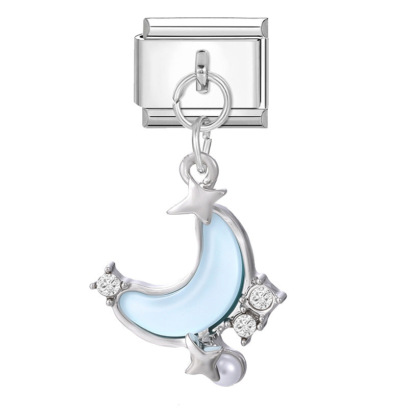 Wholesale 9mm Italian Charm Starter Bracelets DIY Pendant Style Stainless Steel Composable Bracelet