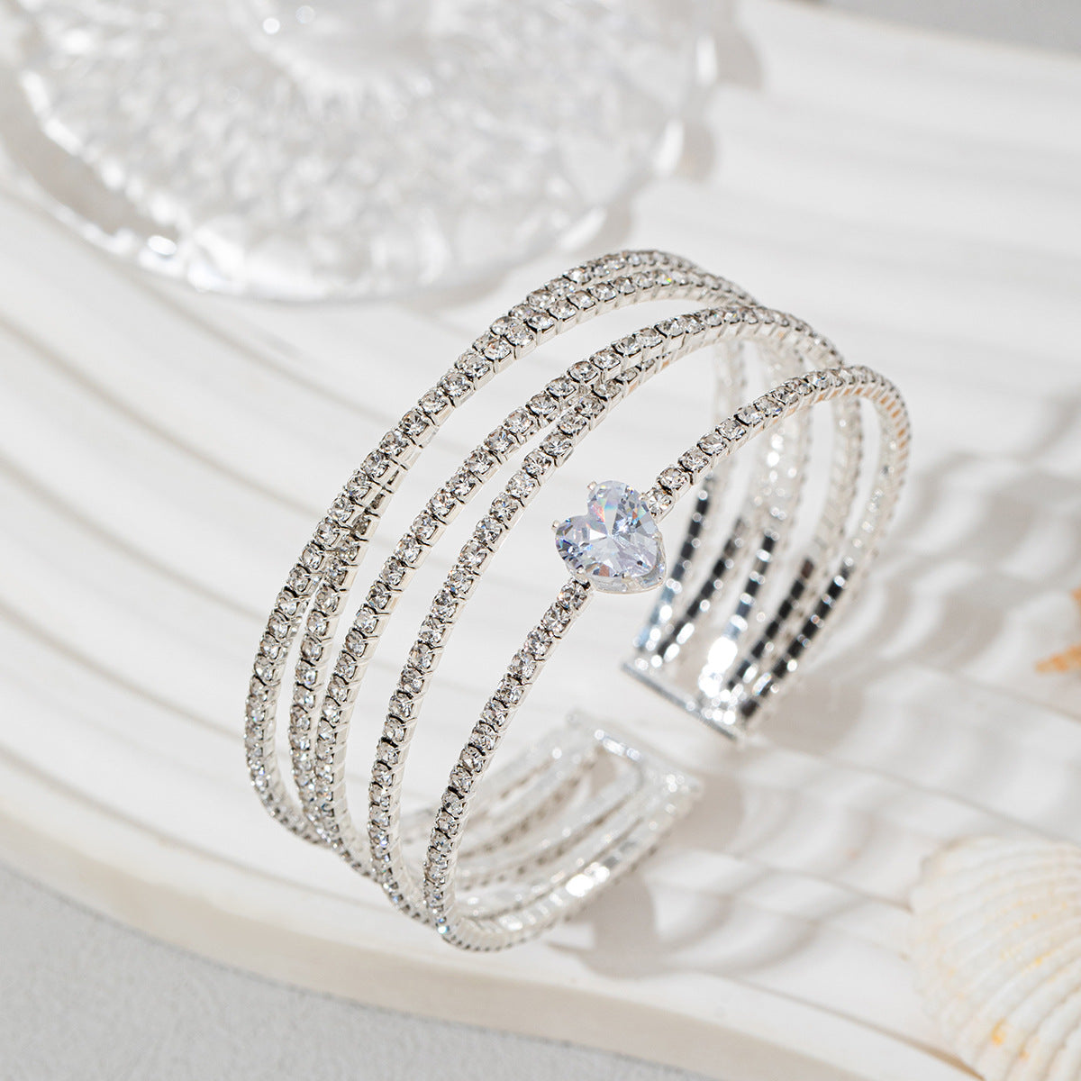 Wholesale bracelet jewelry fashion bridal bracelet rhinestone elastic diamond bracelet