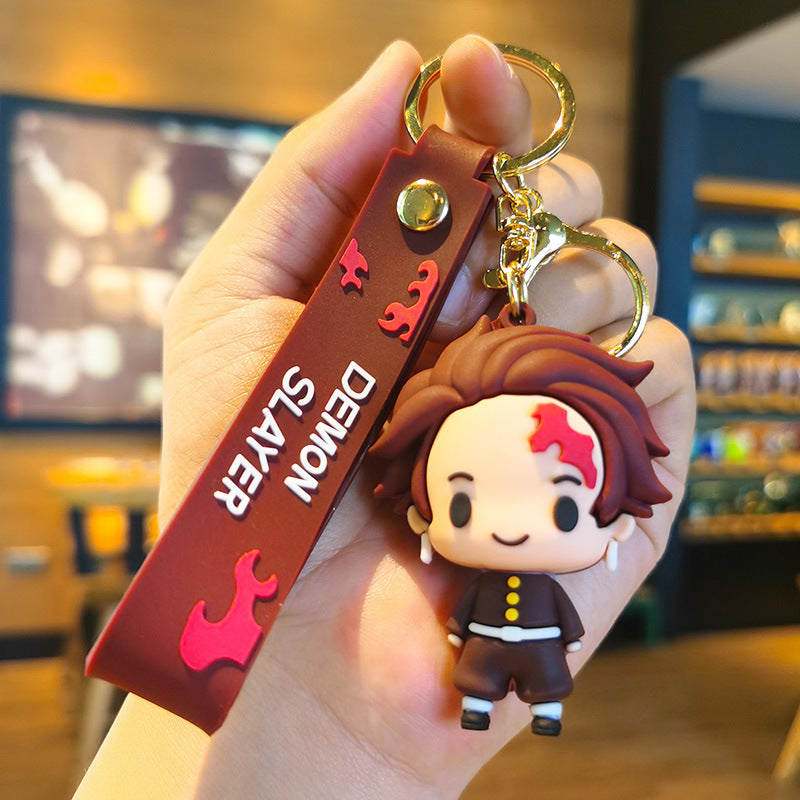 Wholesale Cartoon PVC Soft Keychain Cute Keychain ACC-KC-DingMing001