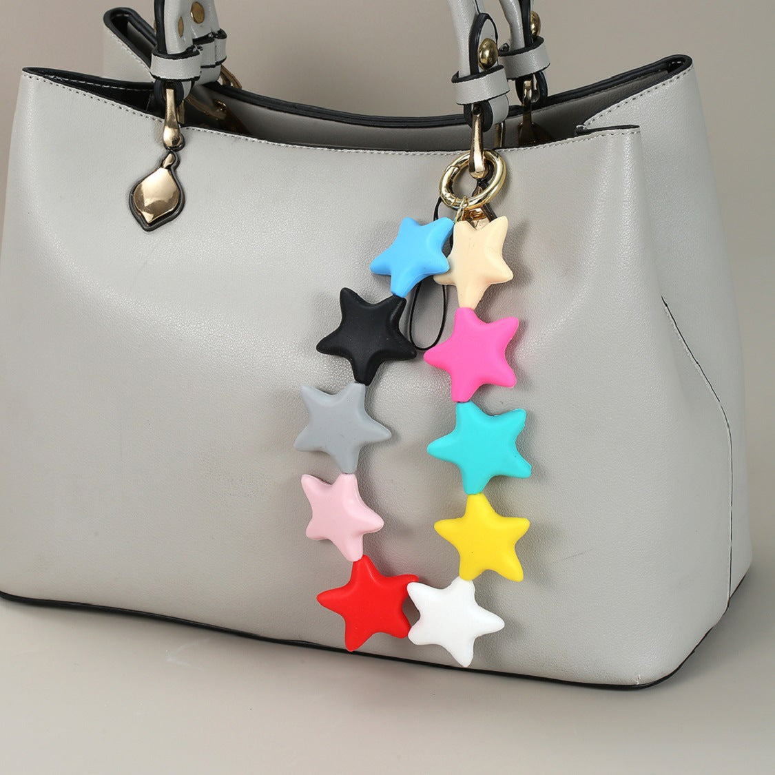 Wholesale Colorful Silicone Star Cute Wristlet Keychain