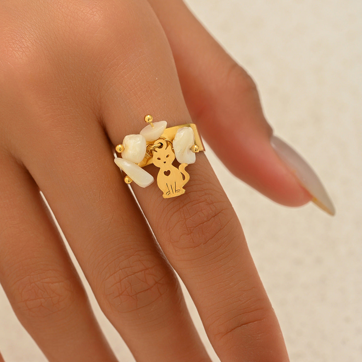 Wholesale Geometric Drop Oil Ring