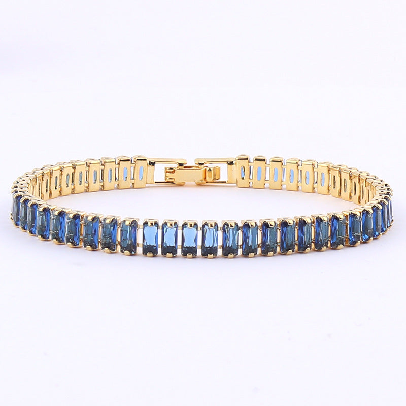 Wholesale 18K Gold Full Zircon Bracelet
