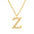 Wholesale  titanium steel diamond letter necklace English clavicle chain