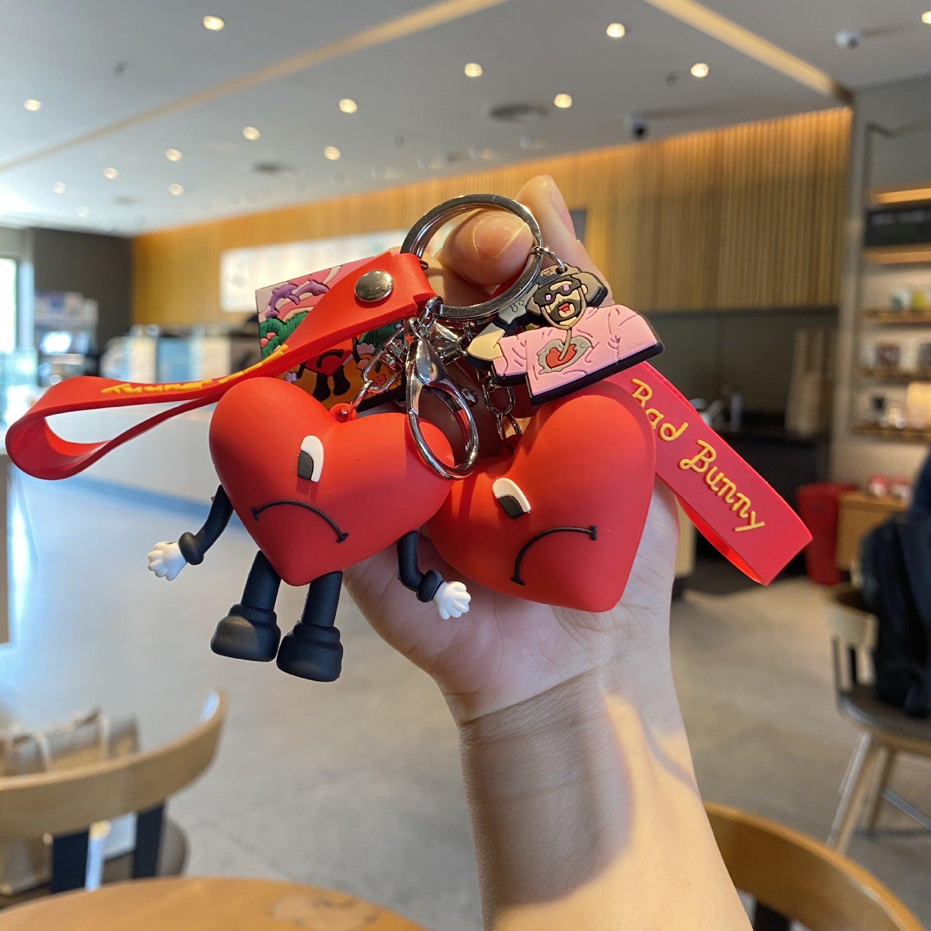 Wholesale Christmas Cartoon PVC Soft Keychain Creative Keychain ACCVIP-KC-MingTian001