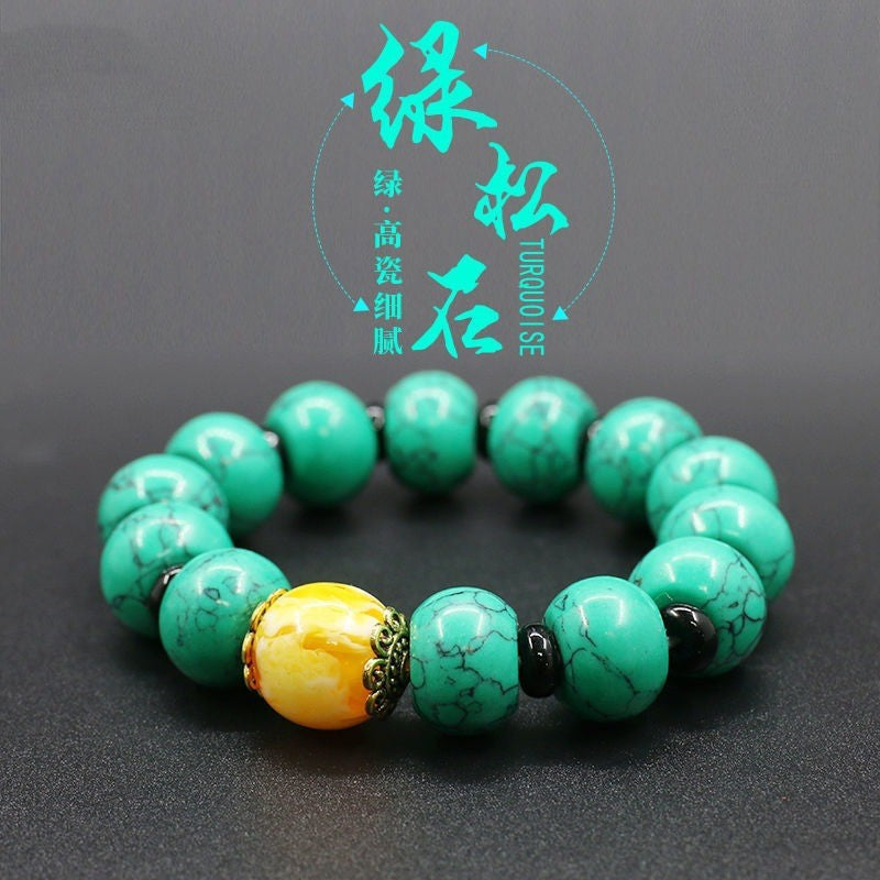 Wholesale Turquoise Beaded Bracelet Tibetan Style Jewelry Accessory for Everyday Wear
