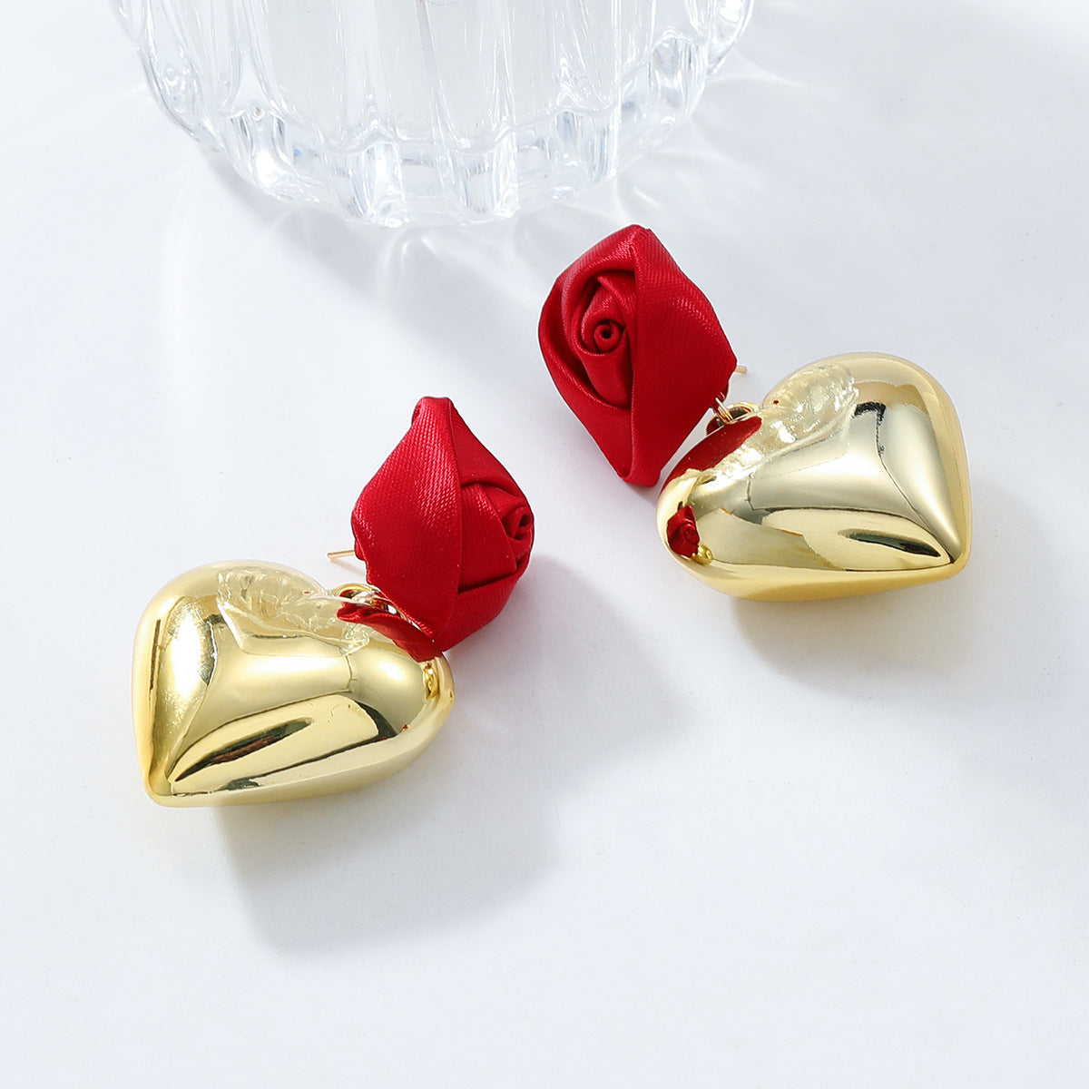 Wholesale Valentine's Day Alloy Love Earrings Light Luxury Romantic  Earrings