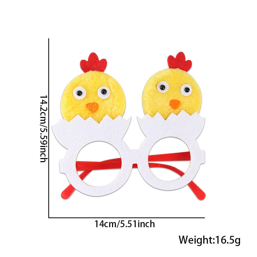 Wholesale Easter Egg Rabbit Chicken Glasses Ball Party Decorations