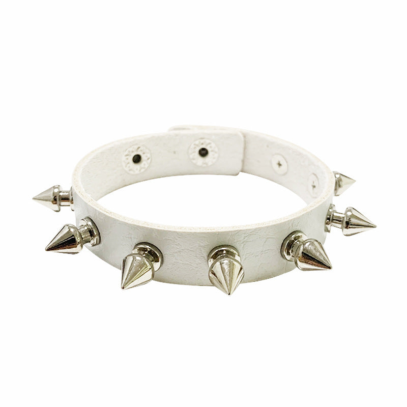 Wholesale Punk Style Rivet Bracelet Leather Rock Gothic Bracelet ACC-BT-Jinl002