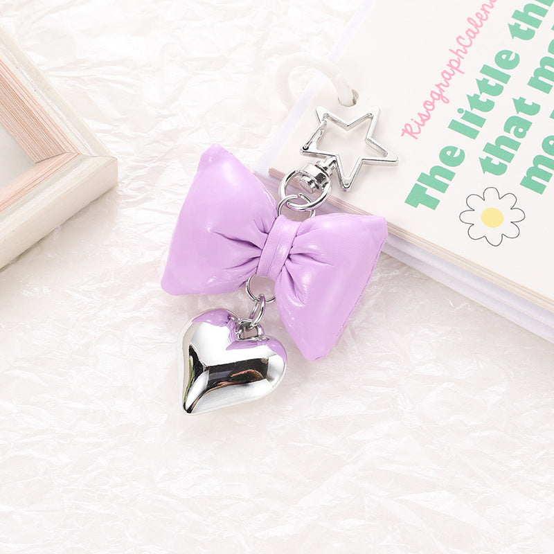 Wholesale  Leather Bow Tie Keychains