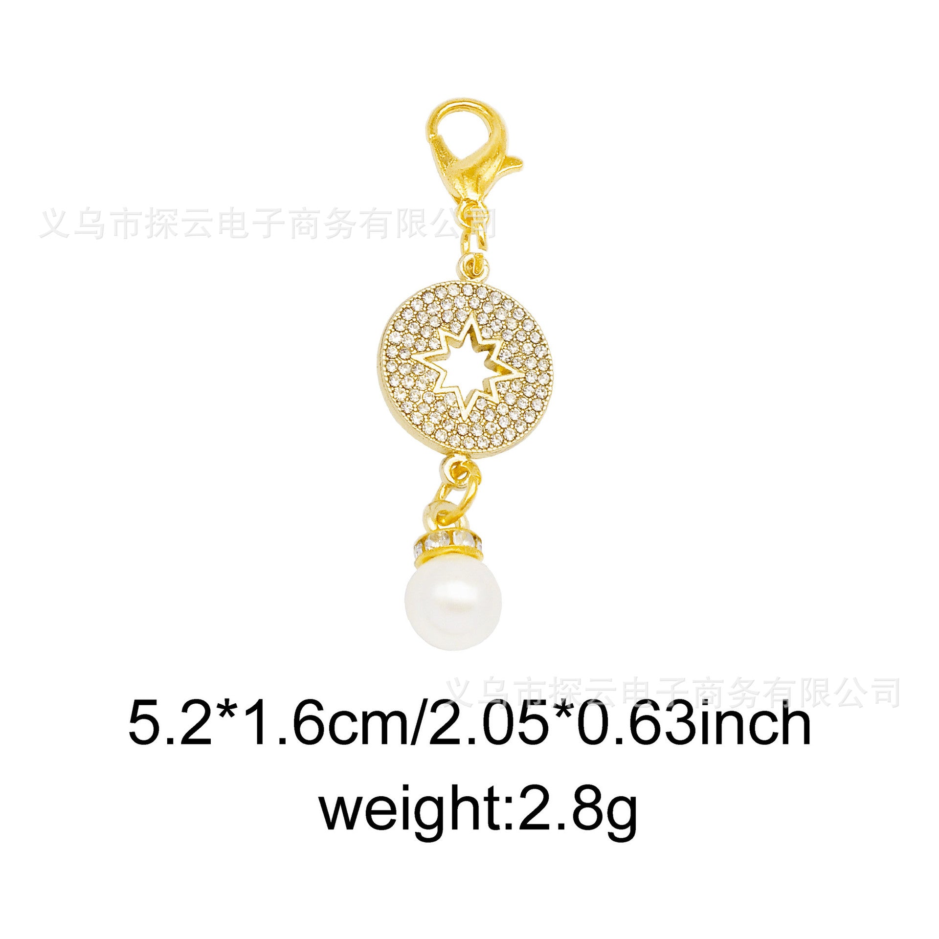 Wholesale Bowknot Heart-Shaped Zircon Diamond   Charms