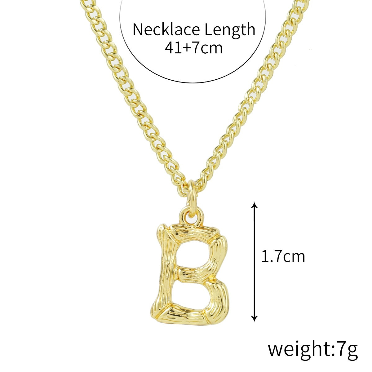 Wholesale  Love Letter Necklace 26 English  Zinc Alloy Necklaces