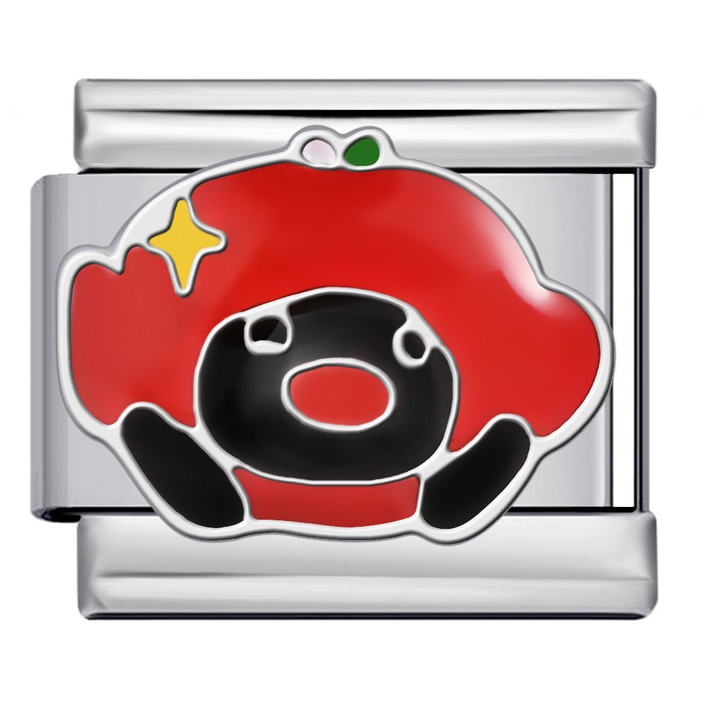 Wholesale 5pcs Italian Charm Bracelet 9mm DIY Splicing Cute Creative Stainless Steel Composable Bracelet