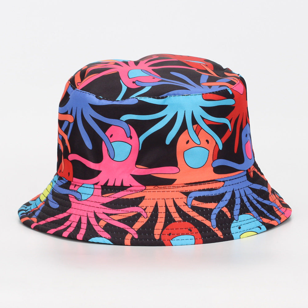 Wholesale Leopard Print Men's and Women's Fisherman Hat Bucket Hat