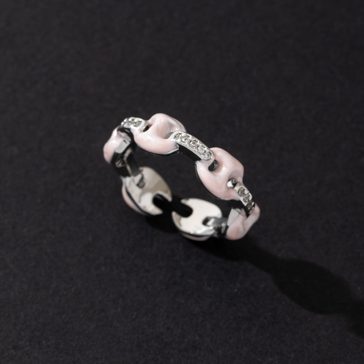 Wholesale Cold Style Vintage Cross Hollow Zircon Open Ring Chic Fashion Accessory For Everyday Wear