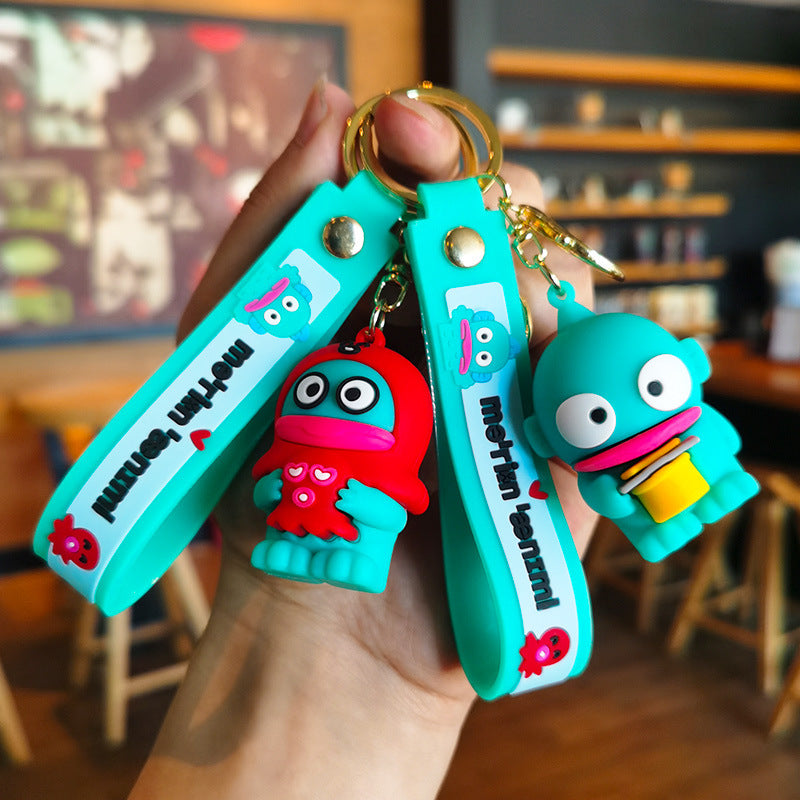 Wholesale Cartoon Cute Silicone Keychains ACCVIP-KC-FanChe003