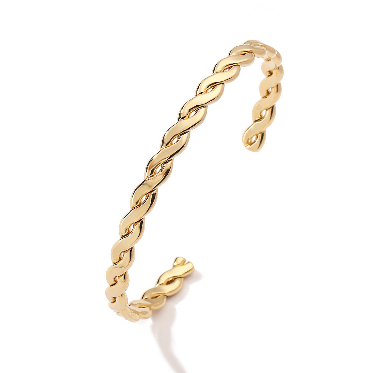 Wholesale personalized 18K gold plated stainless steel bracelet