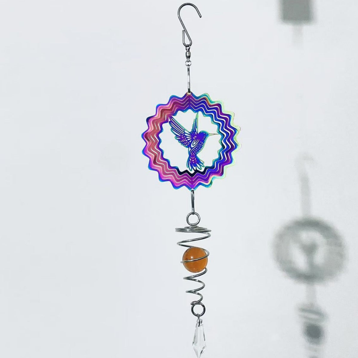 Wholesale 3PCS Metallic Rotating Wind Chime