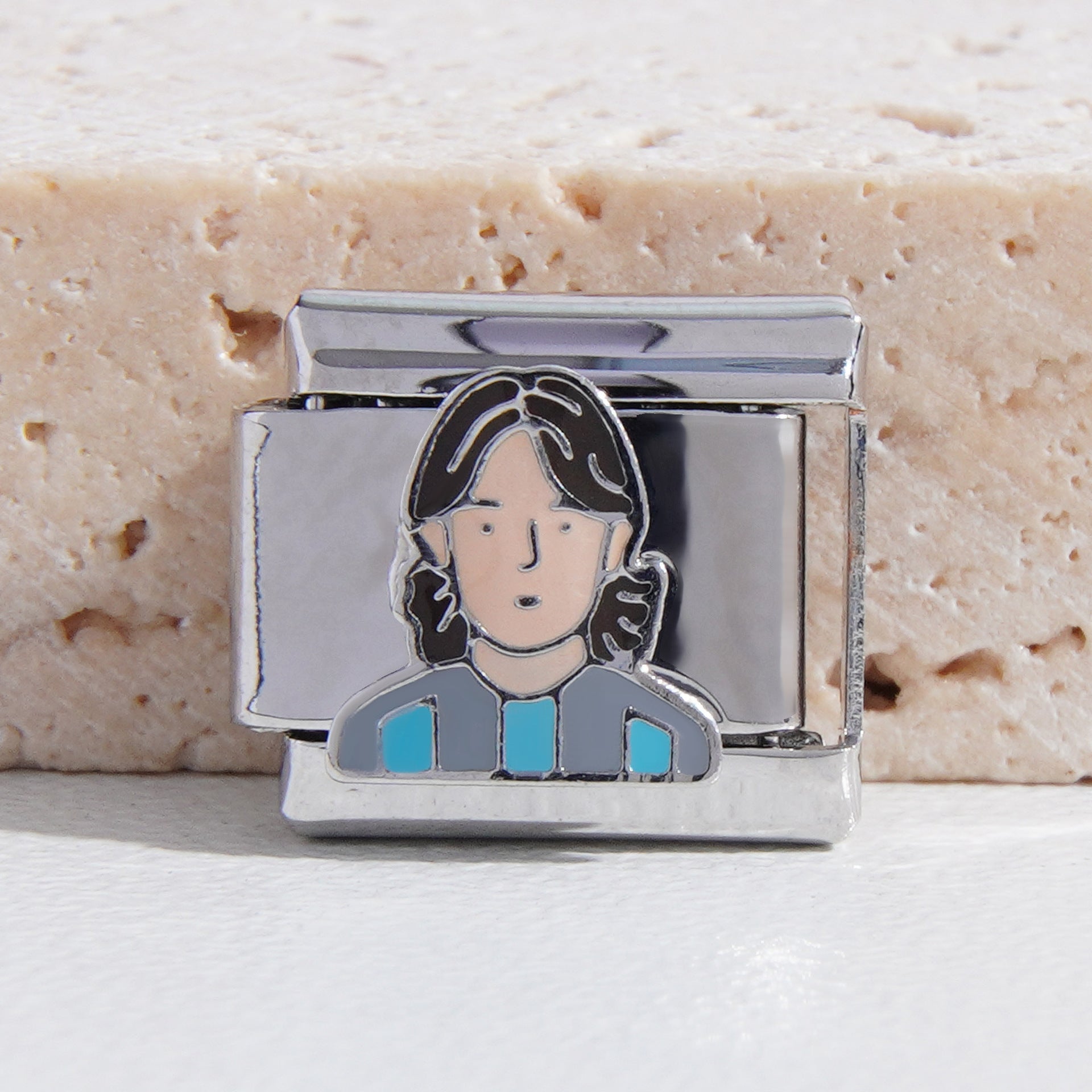 Wholesale Italian Charm Bracelet 9mm DIY Splicing Removable Star Series Stainless Steel Composable Bracelet