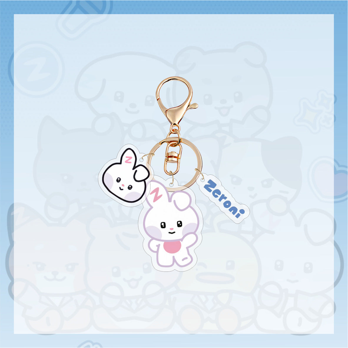 Wholesale Cute cartoon acrylic keychain