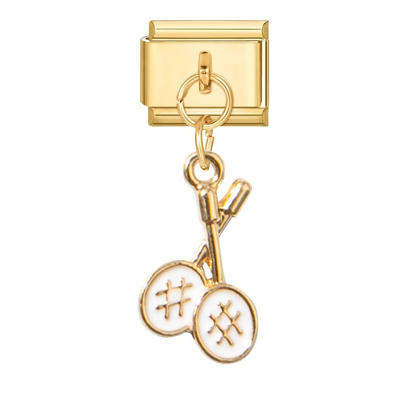 Wholesale 9mm Italian Charm Starter Bracelets DIY Pendant Style Stainless Steel Composable Bracelet