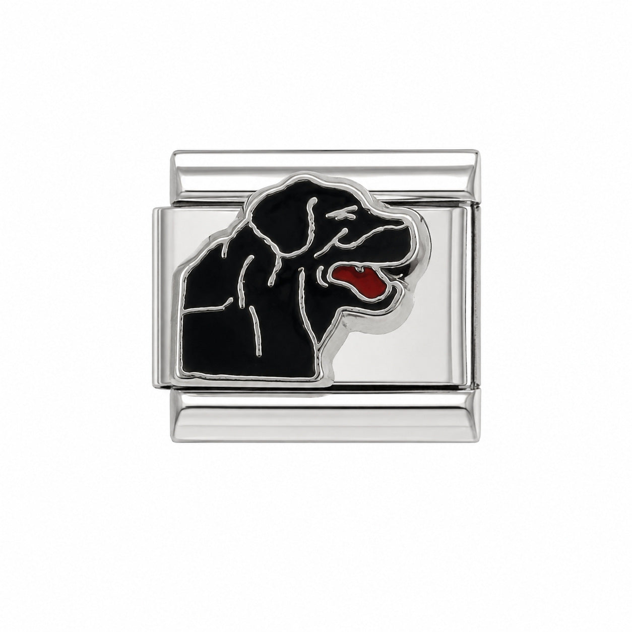 Wholesale Stainless Steel Italian Style Modular Dog Paw Animal Series Bracelet Fashion Accessory Gift
