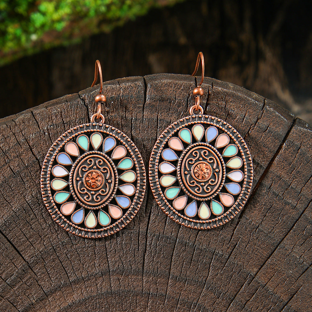 Wholesale Bohemian Tassel Earrings Handmade Zinc Alloy Retro Party Gift