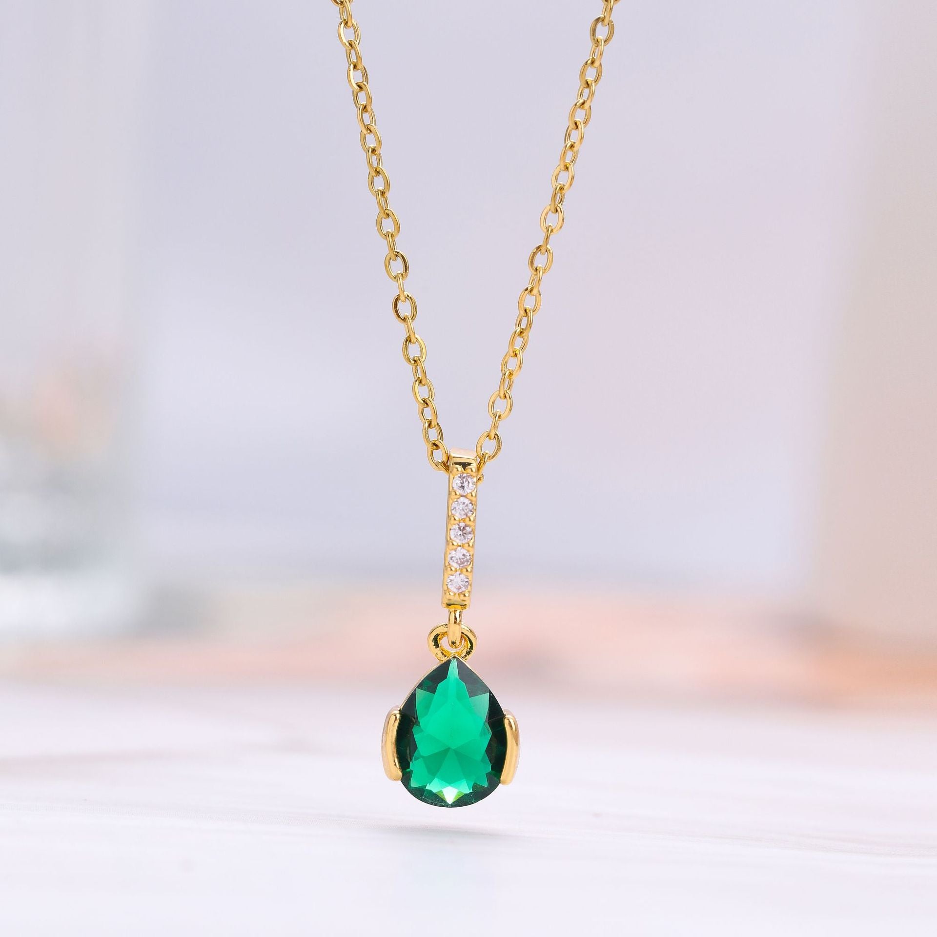 Wholesale Titanium Steel Luxury Necklace ACC-NE-Quanx001