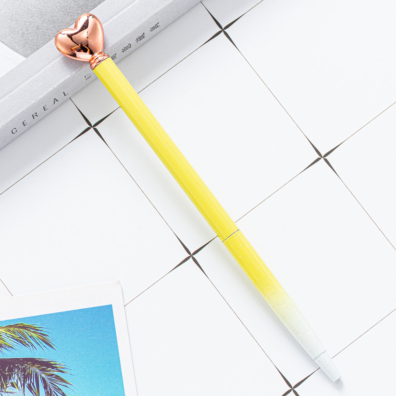 Wholesale Love Shape Ballpoint Pen Metal Pen ACC-PN-HuaHao017