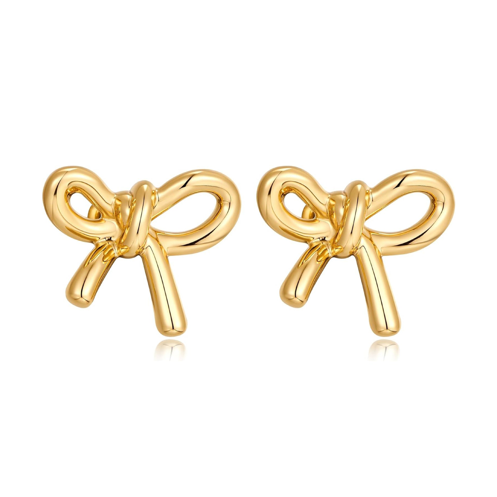 Wholesale Bow Copper Plating Earrings Polishing Accessories ACC-ES-HuaChuang003