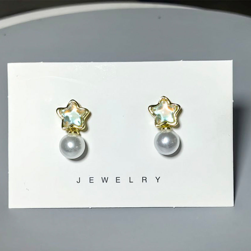 Wholesale  ocean star earrings  five-pointed star cute earrings