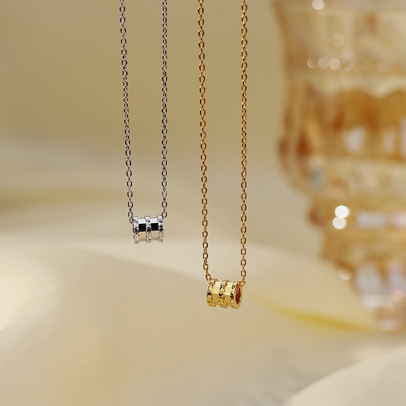 Wholesale Light Luxury Fade Resistant Titanium Steel Clavicle Necklace