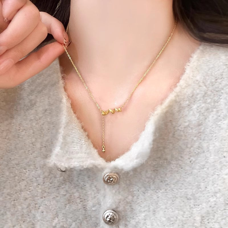 Wholesale Light Luxury  Golden All-match  Necklace