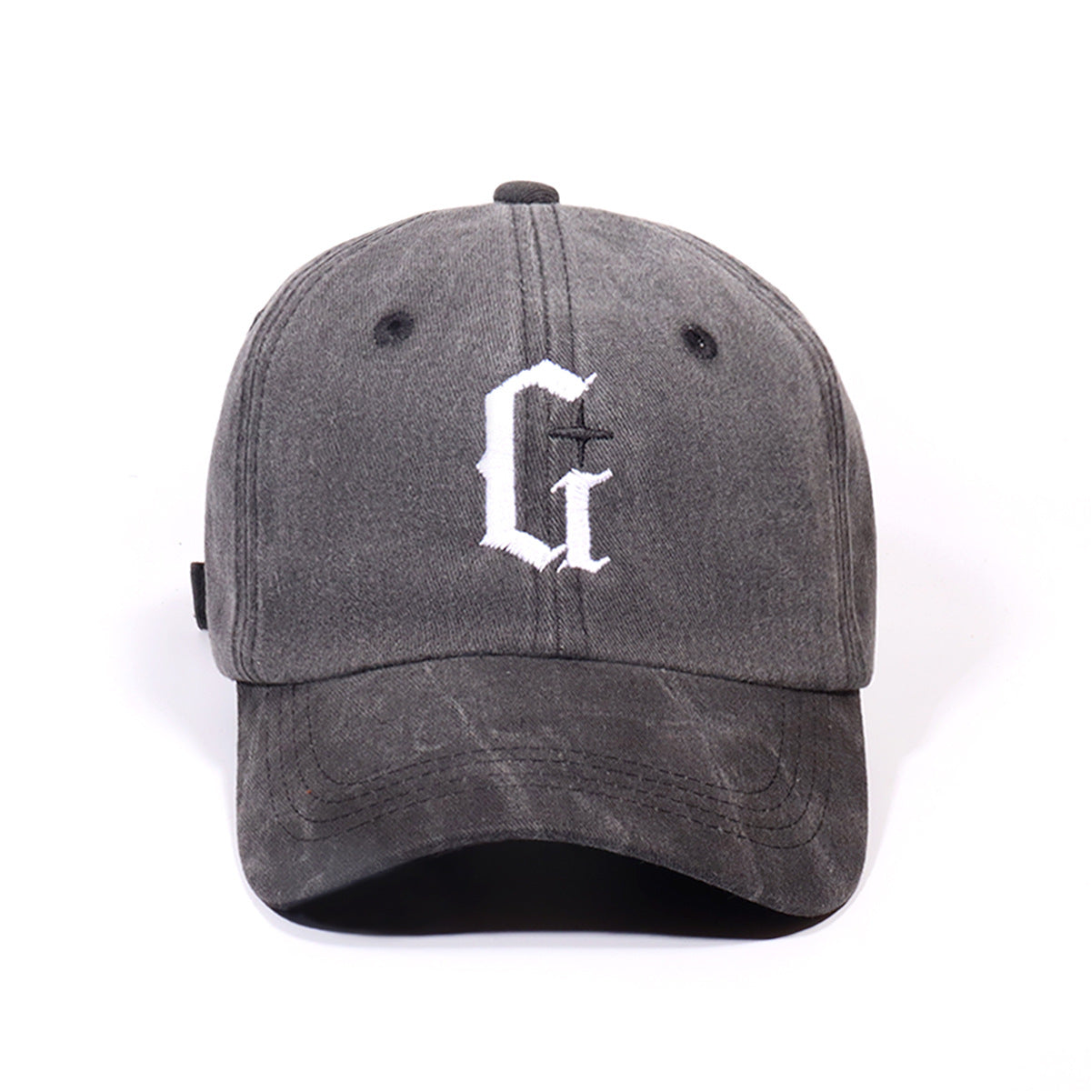 Wholesale Washed letter print baseball cap