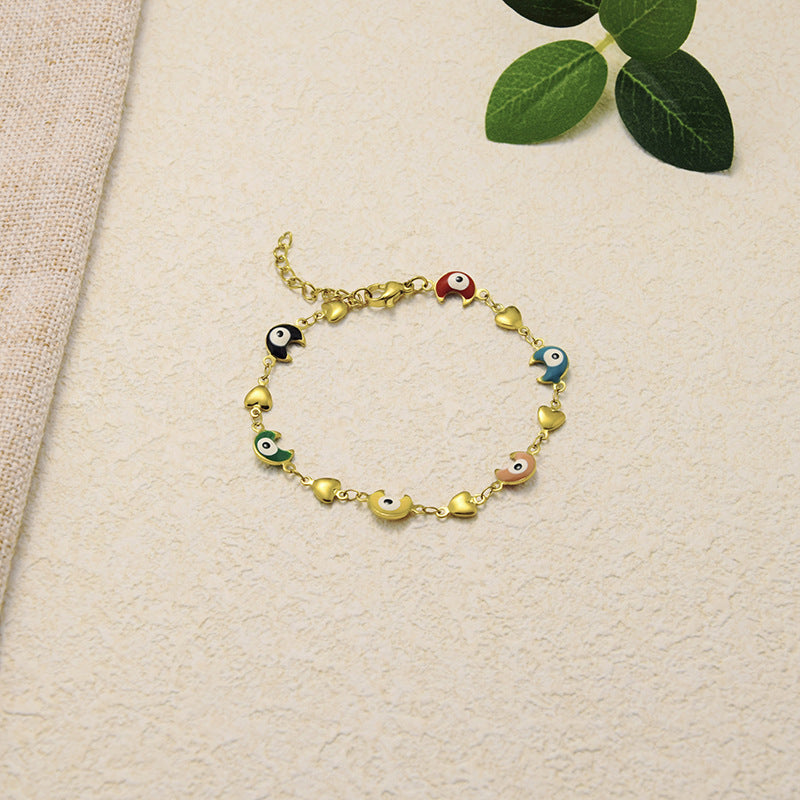 Wholesale Devil's Eye Bracelet Stainless Steel Bracelet